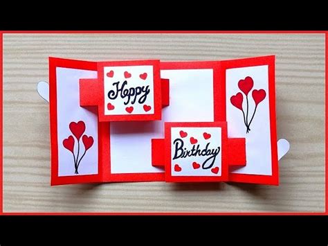 Diy Beautiful Birthday Greeting Card Handmade Birthday Card For Best