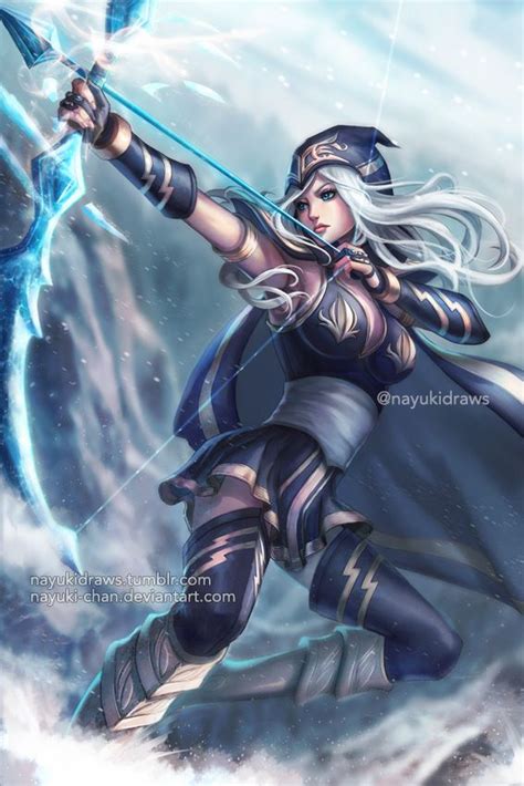 Nayukidraws Ashe The Frost Archer From League Of Legends Facebook