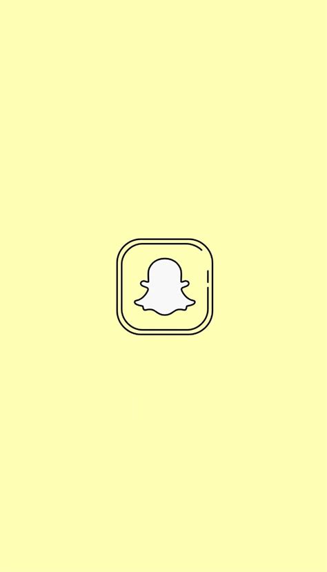 Aesthetic Snapchat Logo Yellow Snapchat Logo Instagram Logo App