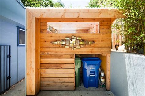 Attractive Outdoor Garbage Can Storage Discover
