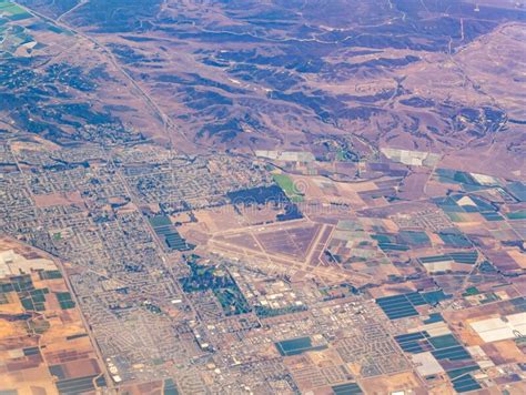 Aerial View Of The Santa Maria Airport And Cityscape Stock Photo