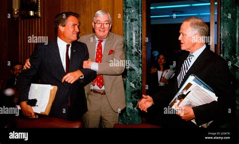 Senator John Breaux Daniel Patrick Moynihan And Senator Bob Packwood