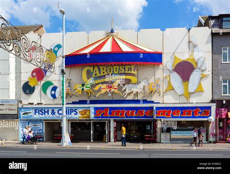 Carousel Amusement Arcade On The Promenade Golden Mile Blackpool