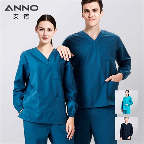 Winter Long Sleeves Hospital Nursing Uniform Overall Medical Cotton
