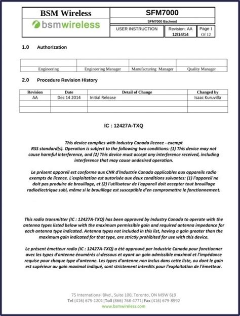 Work Instruction Example Manufacturing Templates Resume Template