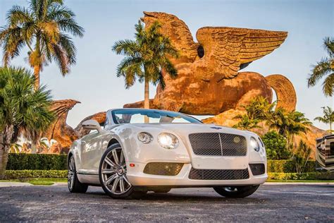 Rent Bentley Continental Gt White In Miami Pugachev Luxury Car Rental