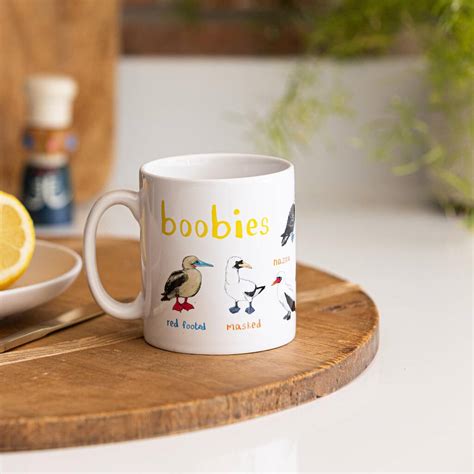 Boobies Bird Mug By Sarah Edmonds Illustration