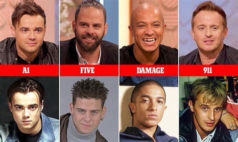 90s Boy Bands Five Damage 911 A1 Where Are They Now Daily Mail
