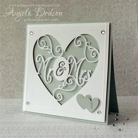 Wedding Card With Papermill Direct Wedding Card Diy Wedding Anniversary Cards Wedding Ideas