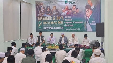 Peringati Satu Abad Nu Pkb Banten Gelar Syukuran Dan Santunan Yatim Vinus Id