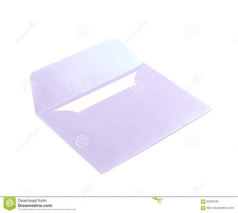 Opened Paper Envelope Isolated Stock Photo Image Of Delivery Message