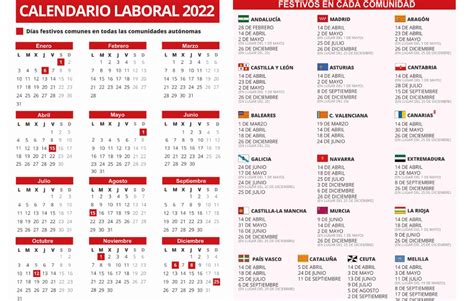 Calendario Laboral 2022 En Castilla Y León Estos Son Los Días Festivos