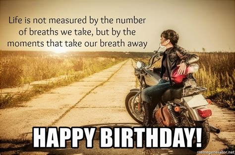 Biker Chick Birthday Memes Birthdaybuzz