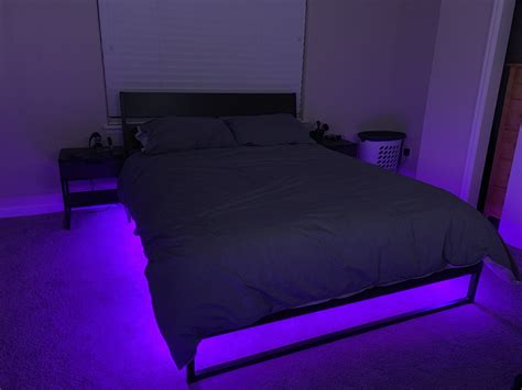 New Setup With Led Bed Lighting
