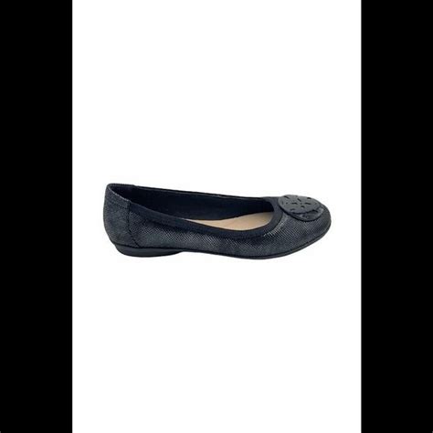 Clarks Shoes Clarks Collection Leather Flats Gracelin Zone Black