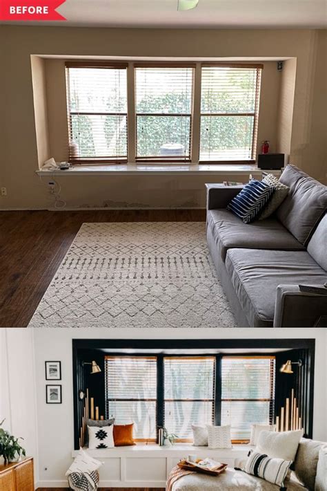 Before And After 200 Made This Living Room Window Seat A Dramatic