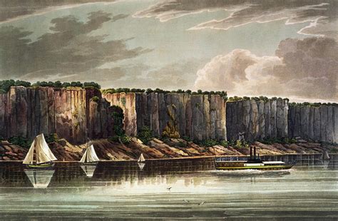 New York Palisades 1820 Painting By William Guy Wall Pixels