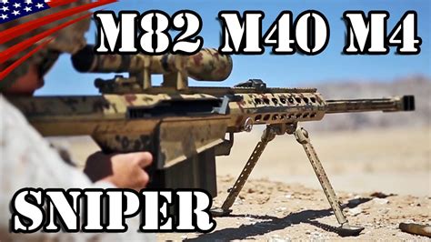Us Marines Scout Snipers Barrett M82 M40 M4 Rifle Sniping アメリカ海兵隊