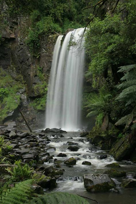 Hopetoun Falls Classic Plunge Waterfall In The Otways North Northwest