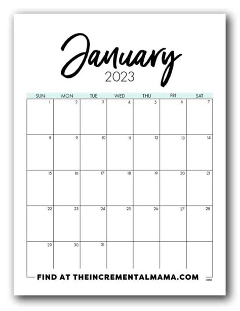 2023 Free Printable Yearly Calendar Premium Template 2663 Printable