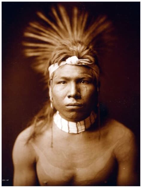 8199native American Man With Funky Hair And Scar On Chestposterart