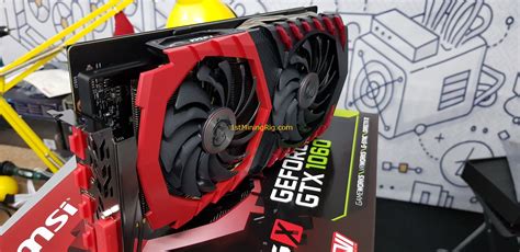 MSI GTX 1060 6GB Gaming X Mining Performance And Review 1st Mining Rig