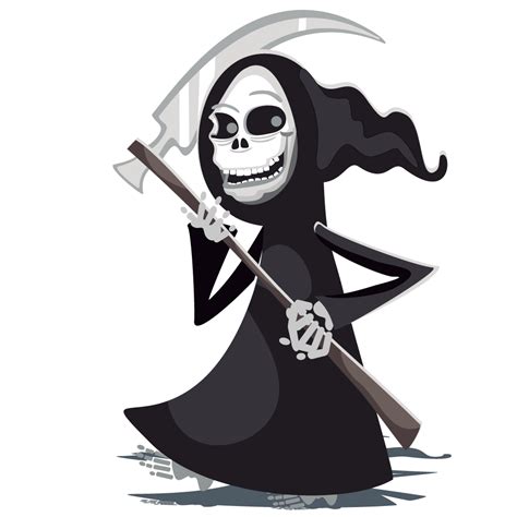 Grim Reaper Halloween Clip Art Image 24168