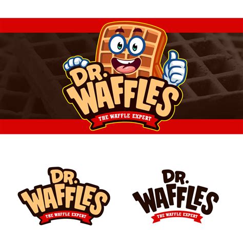 A Funky Waffle Logo And Charactermascot Concept 99designs Custom