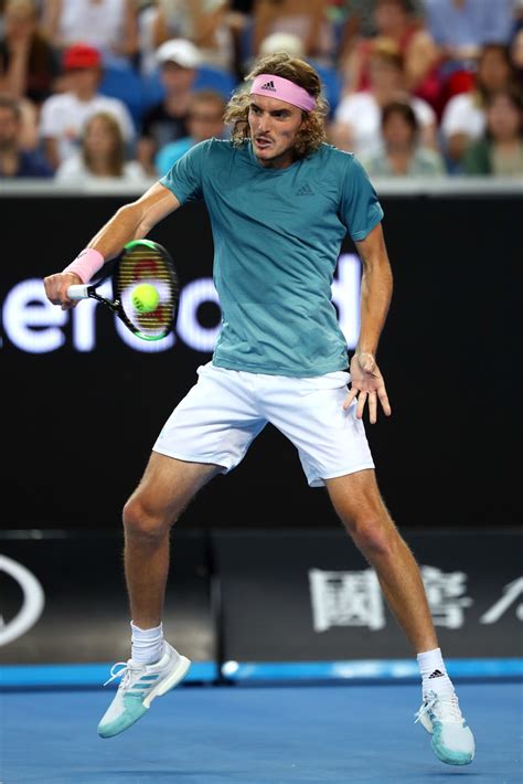 Stefanos tsitsipas comes back from two quarters down to run away with the win against corentin moutet at. Stefanos Tsitsipas Photos Photos - 2019 Australian Open - Day 5 - Zimbio