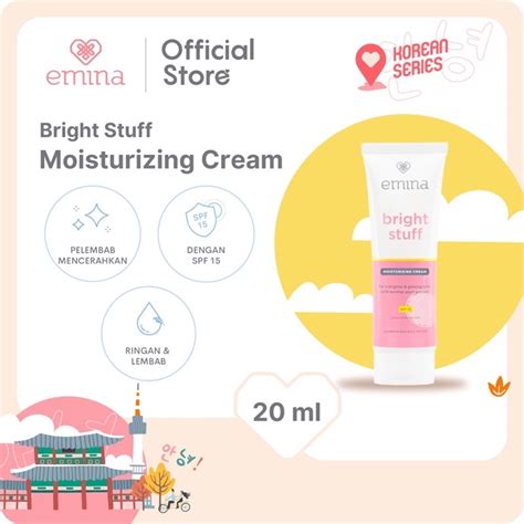 Jual Emina Bright Stuff Moisturizing Cream Ml Emina Bright Stuff