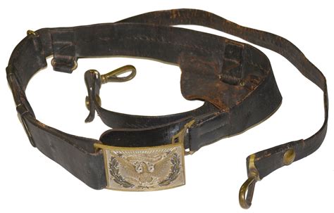 Civil War Officers Sword Belt With Pattern 1851 Buckle — Horse Soldier