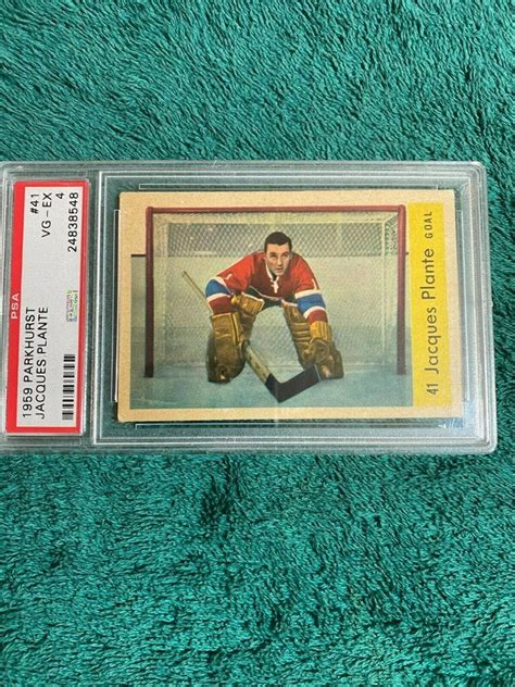Auction Prices Realized Hockey Cards 1959 Parkhurst Jacques Plante
