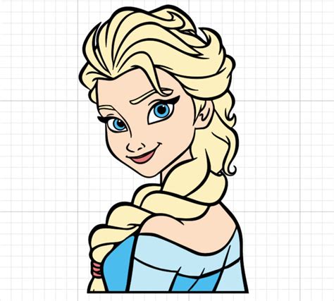 Elsa svg Layered svg Frozen svg Disney svg Disneyland svg | Etsy