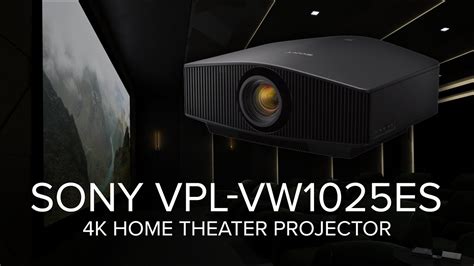 Sony Vpl Vw1025es 4k Hdr Laser Home Theater Front Projector Review