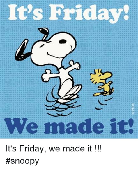 Happy Friday Eve Snoopy Meme