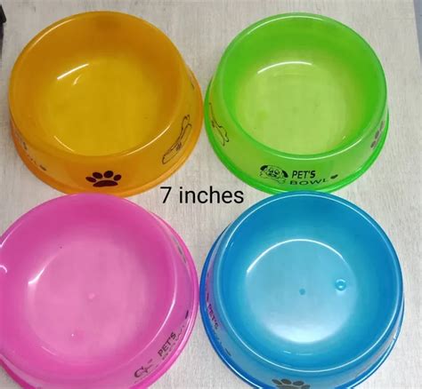 Medium Plastic Dog Bowl 7 Lazada Ph