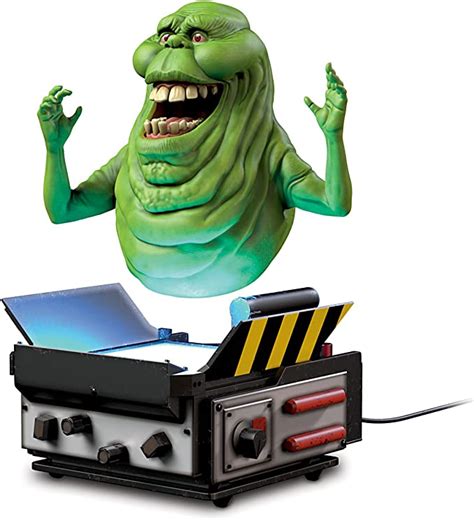Ghostbusters Levitating Slimer Ghost Trap Featuring