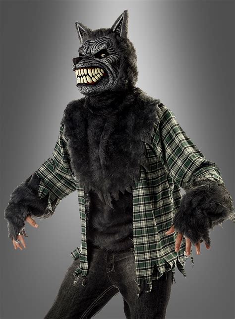 Böser Wolf Kostüm Für Erwachsene Mit Werwolf Maske