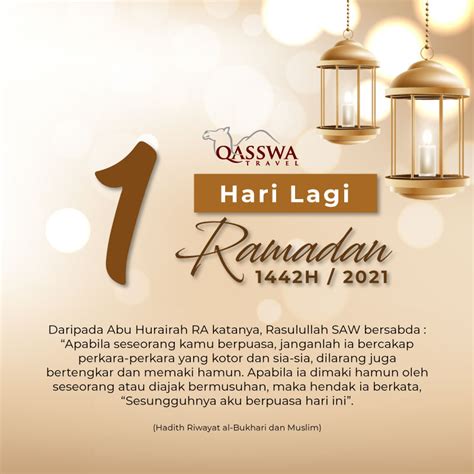 Design Poster Coundown Ramadhan Qasswa Design For Daawah