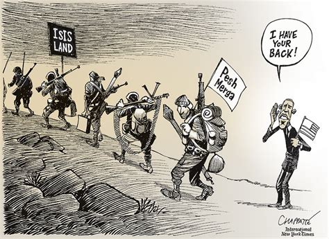 Cartoon Chappatte On The Kurdish Offensive Against Isis The New York Times