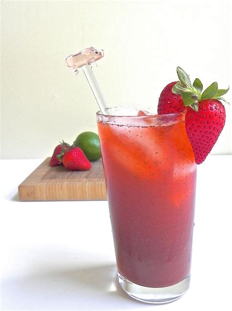 Strawberry Cilantro Cocktail The Good Eats Company