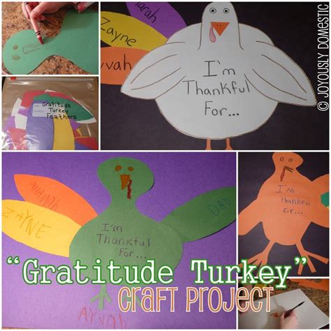 Gratitude Turkey A Lesson In Thankfulness Craft Project Gratitude