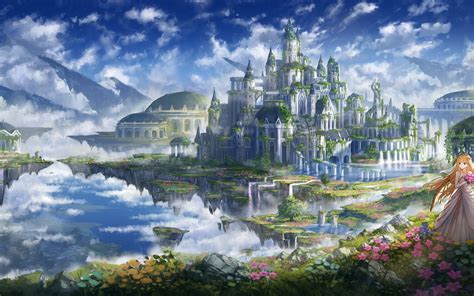 Anime Castle Wallpapers Wallpaper Cave
