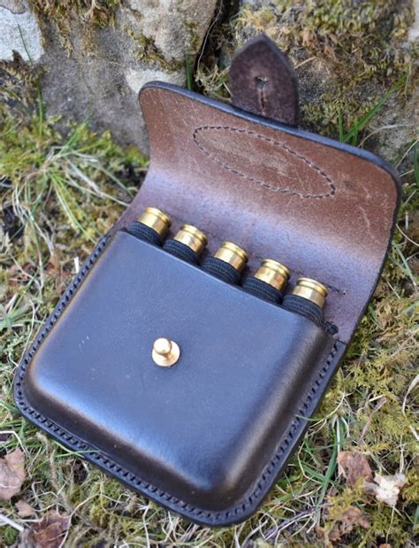 Moulded Rifle Cartridge Case Handmade Leather Case Bullet Etsy