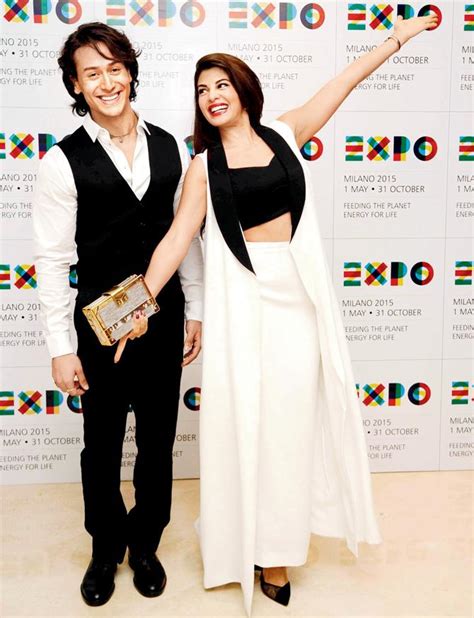 Tiger Shroff And Jacqueline Fernandez At Preview Of Expo Milano 2015