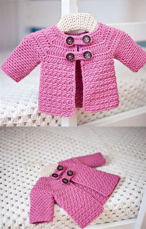 Free Crochet Cardigan Patterns For Baby