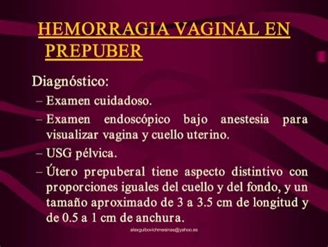 HEMORRAGIA VAGINAL EN PRE
