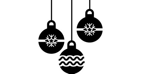 Adornos De Navidad Iconos Vectoriales Gratuitos Diseñados Por Freepik Ornamentos De Navidad