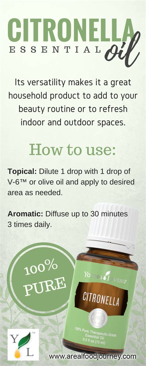 Citronella Essential Oil A Real Food Journey