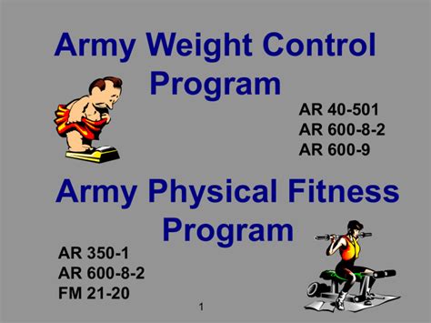 Army Weight Control Program Army Physical Fitness